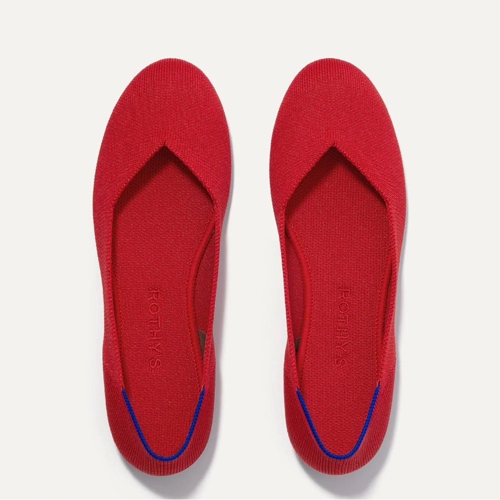 LIKE NEW Rothy’s The Flat in Red